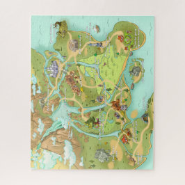 Mapa de cada quebra-cabeça de quebra-cabeça MMORPG