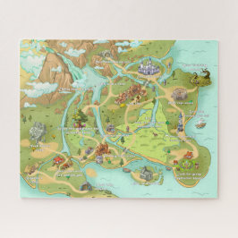 Mapa de cada quebra-cabeça de quebra-cabeça MMORPG