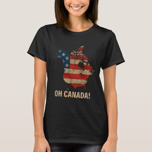 Mapa De Camisas Dos Eua Engraçado Trump 2025 4 (Frente)