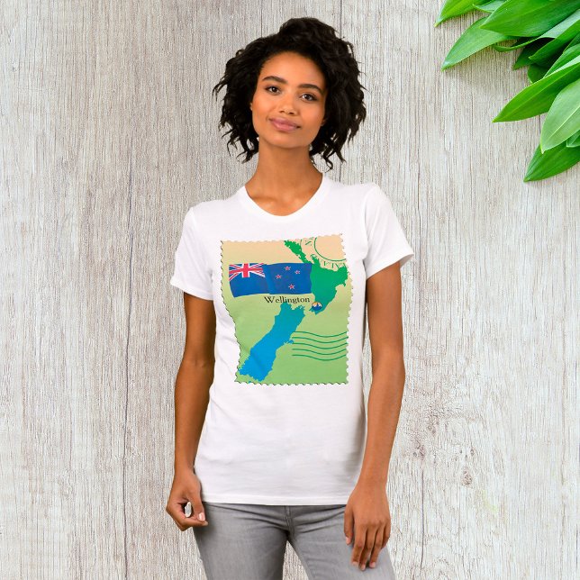 Mapa De Camisetas De Mulheres Da Nova Zelândia (Criador carregado)