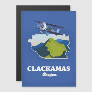 Mapa de Clackamas nos EUA