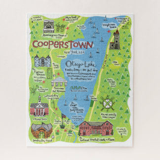 Mapa de Cooperstown Quebra-cabeça