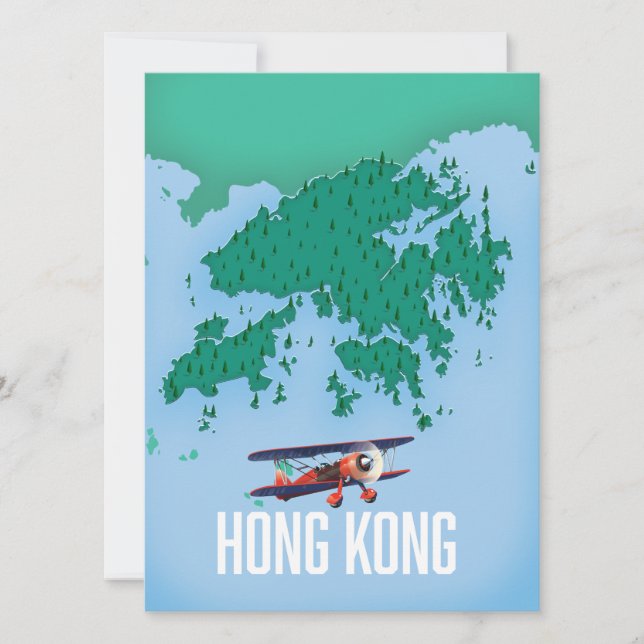 Mapa de Hong Kong (Frente)