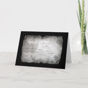 MAPA DE MESOPOTAMIA Cartão de Saudação