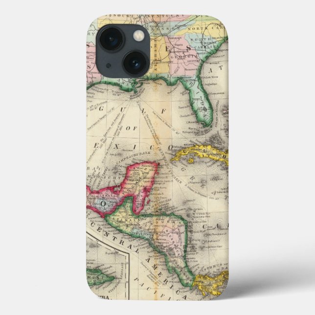 Mapa de México, América Central (Verso)