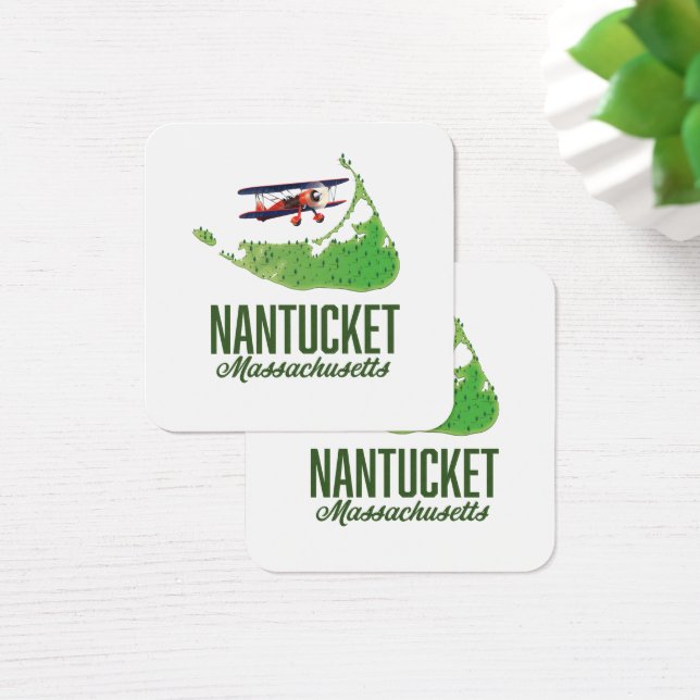 Mapa de Nantucket Massachusetts (Mesa)