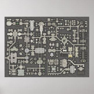 Mapa de Poster Dungeon