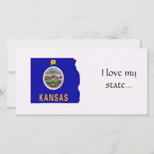 Mapa de Sinalizador do Kansas