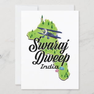 Mapa de Swaraj Dweep Índia