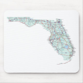 Mapa de um estado a outro Mousepad de Florida