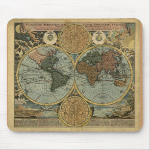 Mapa de Velho Mundo Mousepad