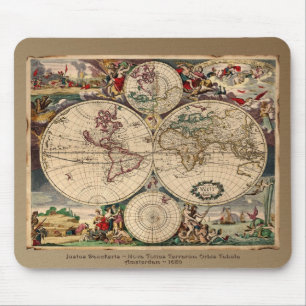 Mapa de Velho Mundo Mousepad