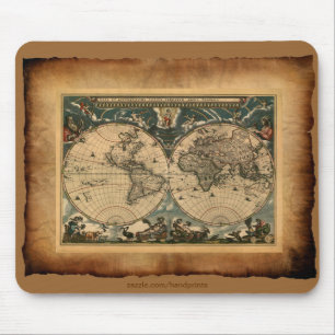 Mapa de Velho Mundo Mousepad