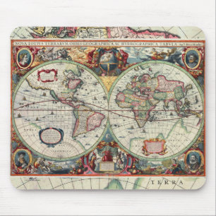 Mapa de Velho Mundo Mousepad