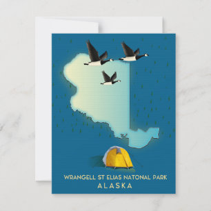 mapa de wrangell st elias Alasca