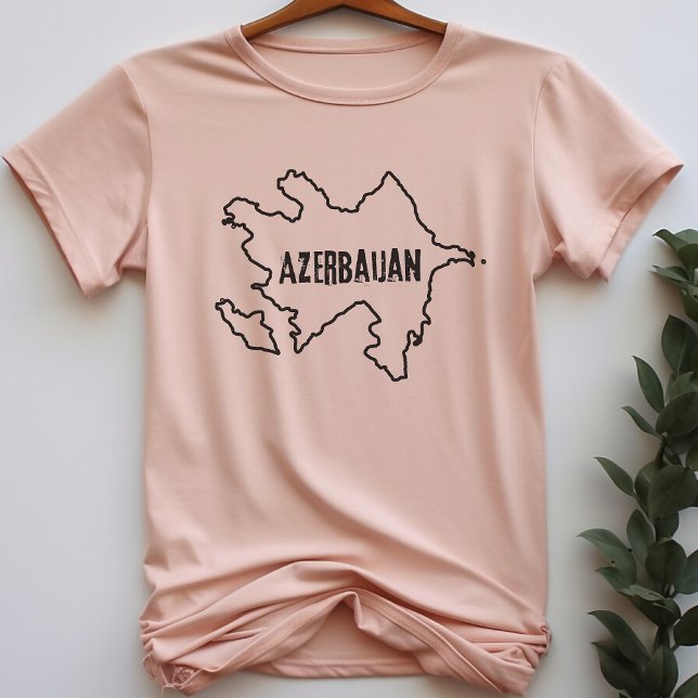 Mapa do Azerbaijão Camisa do Azerbaijão (Criador carregado)