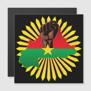 Mapa do Burkina Faso, Bandeira e Resistência à Rev