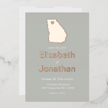 Mapa do Estado da Geórgia Salvar a Data Rosa Doura