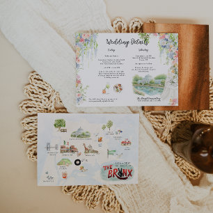 Mapa do Fim de Semana do Casamento no Bronx   Itin