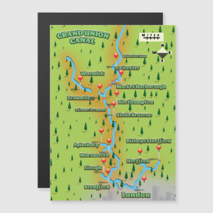 Mapa do Grand Union Canal