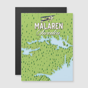 Mapa do Lago de Orta Itália