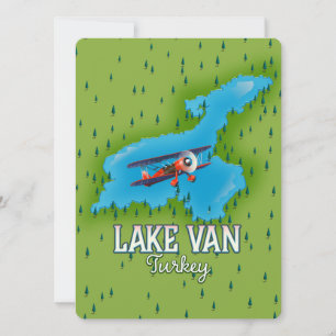 Mapa do Lago Van Turkey