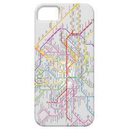 Mapa do Metrô de Paris - Capa de iPhone 5
