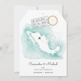 Mapa do México | Cancun | Casamento de Destino