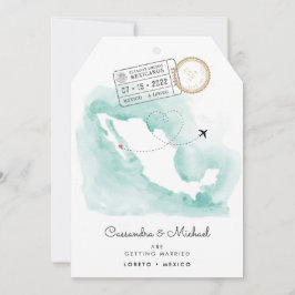 Mapa do México | Loreto | Casamento de Destino