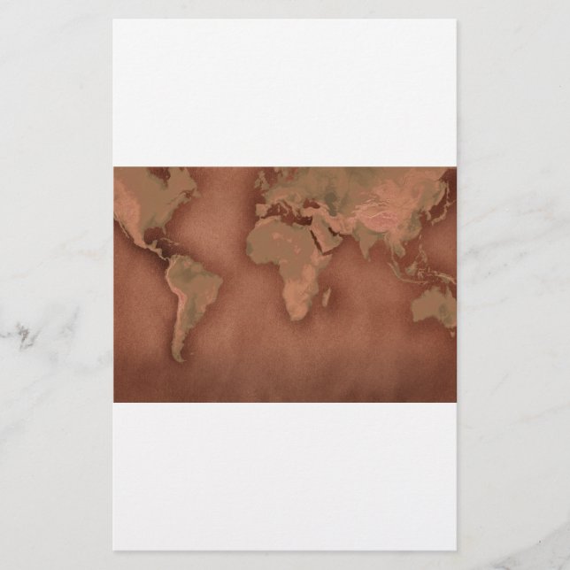 mapa do mundo antigo (Frente)
