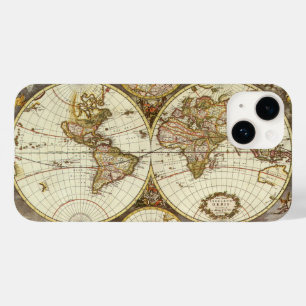 Mapa do mundo antigo, C. 1680. Por Frederick de