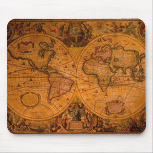 Mapa do mundo ANTIGO Mousepad
