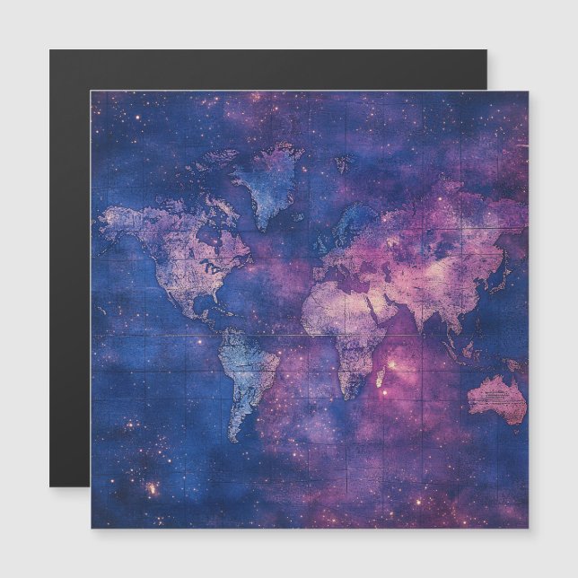 Mapa do Mundo Celestial Roxo (10) (Frente/Verso)