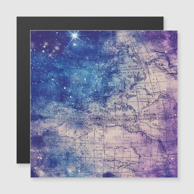 Mapa do Mundo Celestial Roxo (14) (Frente/Verso)