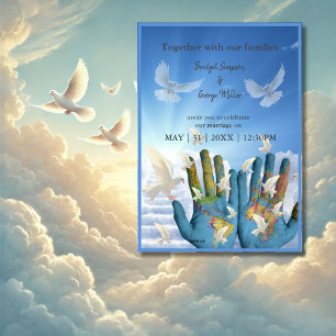 mapa do mundo de destino convite sagrado por matri