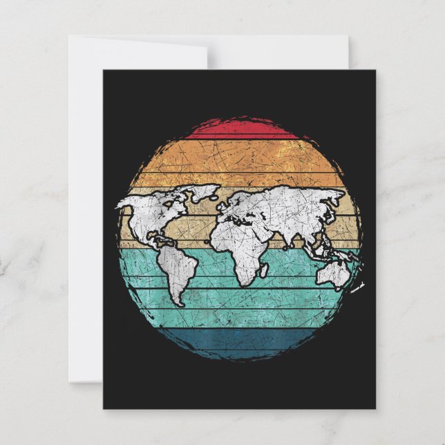 Mapa do Mundo Retroativo (Frente)