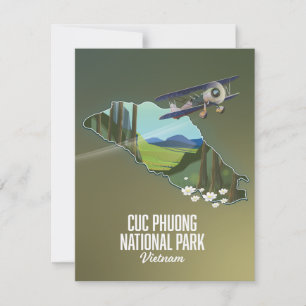 Mapa do Parque Nacional de Cuc Phuong, Vietnã