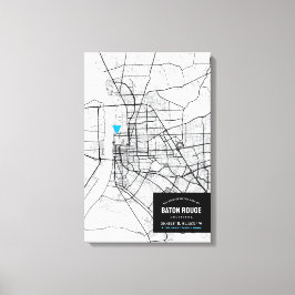 Mapa do Rouge do Baton + Marcar a Canvas do Local 