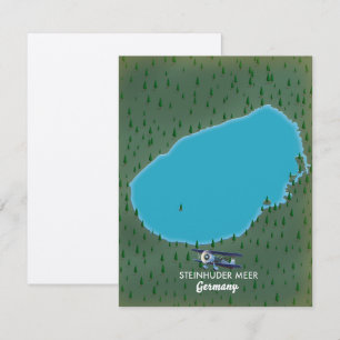 Mapa do Steinhuder Meer Alemanha