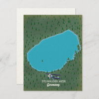 Mapa do Steinhuder Meer Alemanha