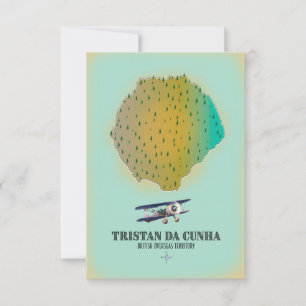 mapa do Território Britânico Ultramarino de Tristã