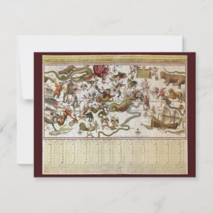 Mapa Estelar da Constelação de Vintage por Backer