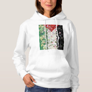 Mapa Floral da Palestina - Camiseta do Mapa Livre 
