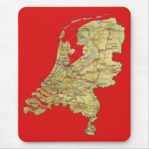 Mapa holandês Mousepad
