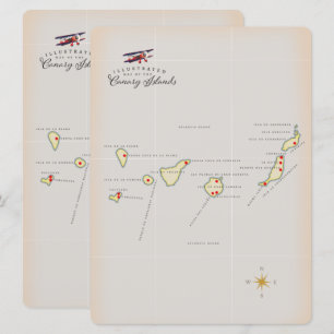 Mapa ilustrado da Tasmânia.