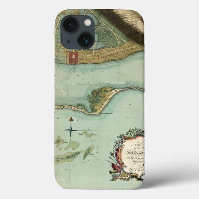 MAPA: JAMAICA, 1756 (Verso)