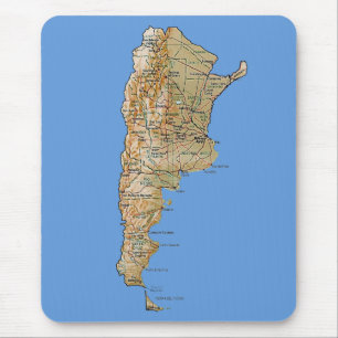 Mapa Mousepad de Argentina
