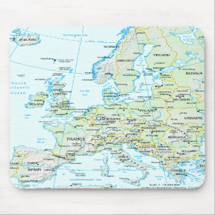 Mapa Mousepad de Europa