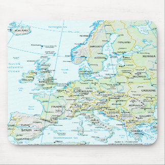 Mapa Mousepad de Europa