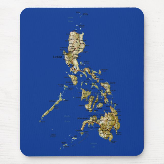 Mapa Mousepad de Filipinas (Frente)